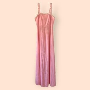 Vintage Pink Formal Prom Dress